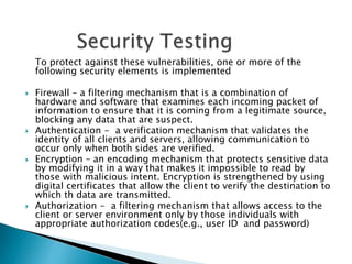 Web Engineering - Web Application Testing | PPTX