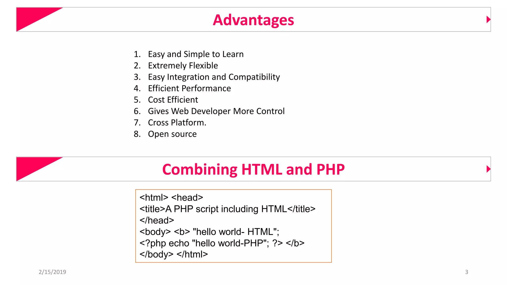 PHP Basic | PPT