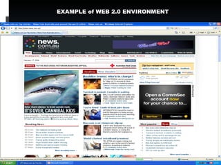EXAMPLE of WEB 2.0 ENVIRONMENT 