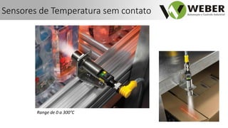 Sensores de Temperatura sem contato
Range de 0 a 300°C
 