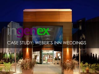 CASE STUDY: WEBER’S INN WEDDINGS
 