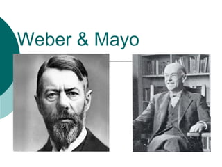 Weber & Mayo  