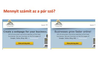 Mennyit számít az a pár szó?
 