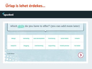 Űrlap is lehet érdekes…
 