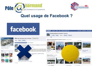 Quel usage de Facebook ? 