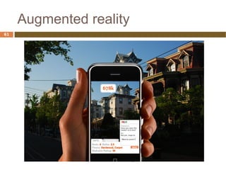 Augmented reality
R.Polillo, May 2014
61
 