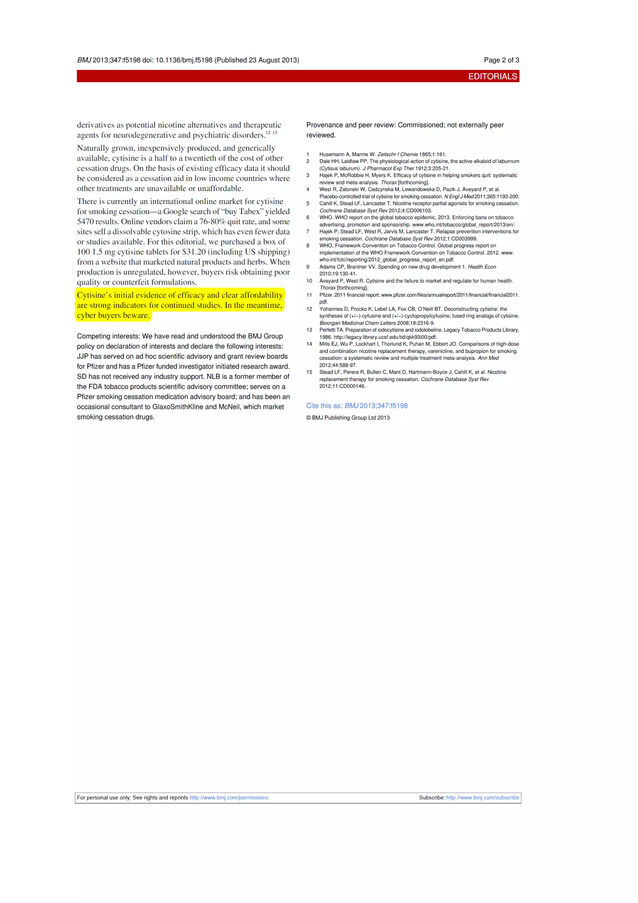 Tabex best smoking cessation medicine ever made!