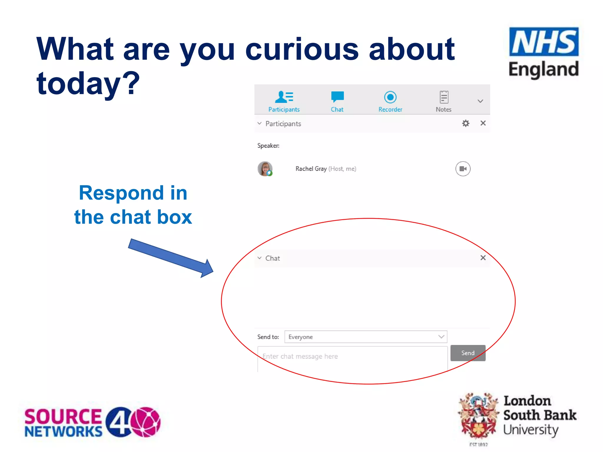 What are you curious about
today?
Respond in
the chat box
 