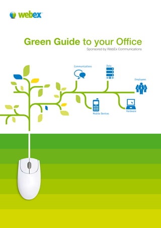 Green Guide to your Office
                     Sponsored by WebEx Communications




           Communications              Data




                                                    Employees




                                              Hardware
                            Mobile Devices
 