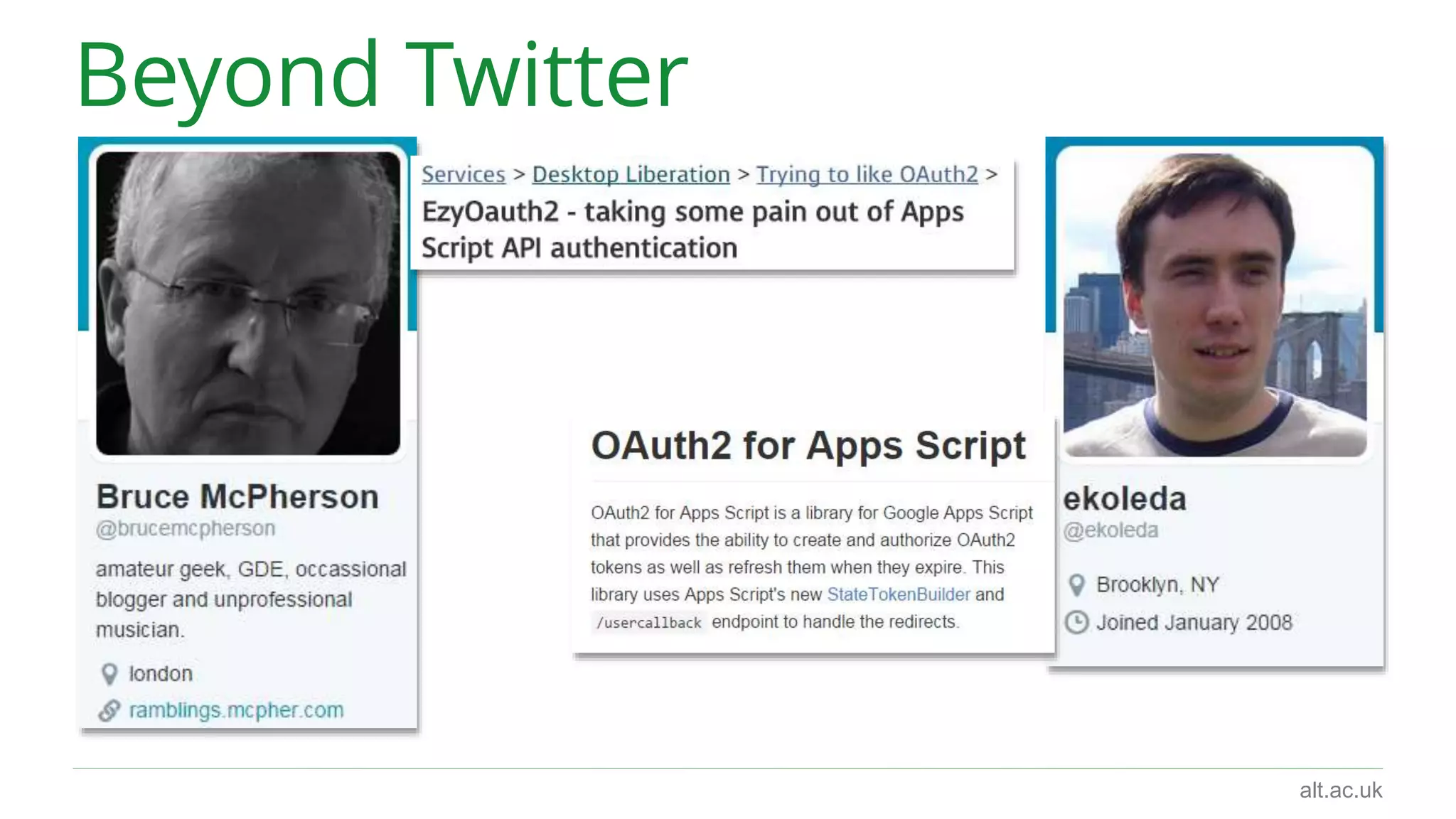 alt.ac.uk 
Beyond Twitter 
http://bit.ly/breaking-cell 
 