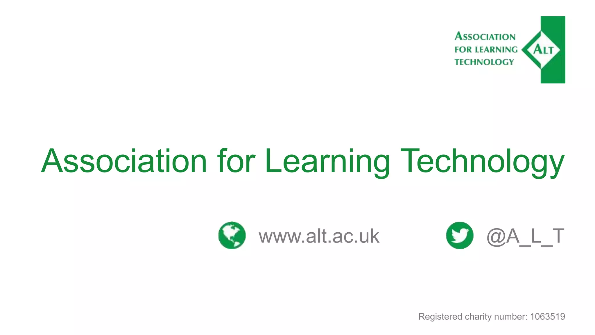 “ 
alt.ac.uk 
The Future of Ed-Tech is a 
Reclamation Project 
We can reclaim the Web 
and more broadly ed-tech 
for teaching and learning. 
But we must reclaim control 
of the data, content, and 
knowledge we create. 
©Alan Levine October 14, 2013 
https://flic.kr/p/gFKxes 
Audrey Watters 
Hack Education 
http://bit.ly/breaking-cell 
 