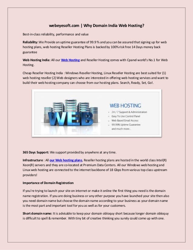 Webeyesoft Com Why Domain India Web Hosting Images, Photos, Reviews