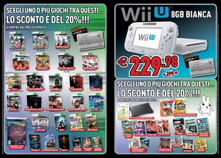 OFFERTA VALIDA DAL 4 AL 28 FEBBRAIO 2013 E FINO AD ESAURIMENTO SCORTE. OFFERTE RISERVATE AI POSSESSORI DI MYREPLAY CARD O GAMESTOP + LIVELLO 3. TUTTI I MARCHI RIPORTATI SONO DI PROPRIETÀ DEI LEGITTIMI E RISPETTIVI PROPRIETARI. LE FOTO E LE DESCRIZIONI DEI PRODOTTI SONO PURAMENTE INDICATIVE, SALVO ERRORI TIPOGRAFICI. LA PROMOZIONE È SOGGETTA ALLA REALE DISPONIBILITÀ DEI TITOLI SU PUNTO VENDITA.
GAMESTOP + È IL NUOVO PROGRAMMA FEDELTÀ DI GAMESTOP. SOSTITUIRÀ PROGRESSIVAMENTE LA MYREPLAY CARD. SE LA CARTA GAMESTOP + NON È ATTIVA E DISPONIBILE NEL TUO NEGOZIO, PUOI ADERIRE ALLA PROMOZIONE CON LA TUA MYREPLAY CARD. SE NON HAI LA MYREPLAY CARD PUOI ACQUISTARLA E SUCCESSIVAMENTE SOSTITUIRLA GRATUITAMENTE CON LA CARTA GAMESTOP + LIVELLO 3.




                                                                                                                                                                                                                     FAR CRY 3
                                                                                                                                                                                                                                                                                           WRC 3
                                                                                                                                                                                                                                                                                                                                                                                                                 FIFA 13




                                                                                                                                                                                                                 disponibile anche Pc




                                    DEGLI INCANTESIMI
                                                                                                                                                                                                                                                                                 disponibile anche Pc, Psvita




                                   WONDERBOOK IL LIBRO
                                                                                                                                                                                                                                                                                                                                                                                                        Pc, PS2, Psvita, Psp, 3DS




                                                                                                                                                                                                                                                                                                                                                               DEVIL MAY CRY
                                                                                                                                                                                                                                                                                                                                                                                                      disponibile anche Wii, Wii U,




                                                                                                                                                                                                                                                                                                                                                            disponibile anche Pc




          STARCRAFT II
                                                                                                                                                                                                                        disponibile anche Pc
                                                                                                                                                                                                                                                                                   disponibile anche Wii U




                                                                                                                                                                                                                 THE ELDER SCROLLS 5: SKYRIM
                                                                                                                                                                                                                                                                                                                                                                                                              PES 2013




                                                                                                                                                                                                                                                                                 TEKKEN TAG TOURNAMENT 2
                                                                                                                                                                                                                                                                                                                                                                                                           PS2, Psp, 3DS




                                                                                                                F1 RACE STARS
                                                                                                                                                                                                                                                                                                                                                                                                                                          A PARTIRE DAL PREZZO ESPOSTO




                                                                                                             disponibile anche PC
                                                                                                                                                                                                                                                                                                                                                              BORDERLANDS 2
                                                                                                                                                                                                                                                                                                                                                                                                      disponibile anche Wii, Pc,




                                                                                                                                                                                                                                                                                                                                                            disponibile anche Pc




          FARMING SIMULATOR 2013
                                                                                                                                                                                                                                                                                    DISHONORED




                                                                                                                                                                                                                     disponibile anche Pc
                                                                                                                                                                                                                                                                                 disponibile anche Pc




                                                                                                                                                                                                                 MEDAL OF HONOR WARFIGHTER




                                                                                                                       HALO 4
                                                                                                                                                                                                                                                                                                                                                                                                             Pc, Psvita




           DIABLO 3
                                                                                                                                                                                                                                                                                                                                                                                                       ASSASSIN’S CREED III
                                                                                                                                                                                                                                                                                                                                                                                                      disponibile anche Wii U,




                                                                                                                                                                                                                                                                                                                                                              Pc, Psvita
                                                                                                                                                                                                                                                                                                                                                       disponibile anche Wii U,
                                                                                                                                                                                                                                                                                                                                                                                                                                      SO




                                                                                                                                                                                                                                                                                                                                                     CALL OF DUTY BLACK OPS II
                                                                                                                                                                                                                                                                                                                                                                                                                                         LO CO
                                                                                                                                                                                                                                                                                                                                                                                                                                               N




         CALL OF DUTY
         DECLASSIFIED
                                                                                                                                                                                                                                                                                 HITMAN ABSOLUTION
                                                                                                                                                                                                                                                                                  disponibile anche Pc




                                                                                                                       KINECT SPORT ULTIMATE
                                                                                                                                                                                                                  disponibile anche Pc, Psvita
                                                                                                                                                                                                                 NEED FOR SPEED MOST WANTED
                                                                                                                                                                                                                                                                                                                                                                                                                                                                     LO SCONTO È DEL 20%!!!




           VS TEKKEN
         STREET FIGHTER
                                                                                                                                                                                                                                                                                                                                                              disponibile anche Pc
                                                                                                                                                                                                                                                                                                                                                            BATMAN ARKHAM CITY




                                                                                                                       FORZA HORIZON
                                                                                                                                                                                                                      F1 2012
                                                                                                                                                                                                                                                                                               RESIDENT EVIL 6




          UNCHARTED:
         GOLDEN ABYSS
                                                                                                                                                                                                                 disponibile anche Pc
                                                                                                                                                                                                                                                                                                                                                                                                                                                                                        SCEGLI UNO O PIÙ GIOCHI TRA QUESTI…




                                                                                                                                                                                                                                                                                                                                                                          €




                                                            ELEVEN
                                                           INAZUMA




      NERO VERSIONE 2
     POKEMON BIANCO E
                                                                               JUST DANCE 4
                                                                                                                                               WII FIT PLUS + BALANCE BOARD NERA




                                                                               ZUMBA CORE
                                                                                                                                                                                                                                                 A PARTIRE DAL PREZZO ESPOSTO
                                                                                                                                                                                                                                                                                                                                            229    €




                                                                                         RALPH SPACCATUTTO
                                                            disponibile anche Pc e 3DS




       PROFESSOR LAYTON E LA
       MASCHERA DEI MIRACOLI
                                                                                                                                                                                                                                                                                                                                                              NORMALE PREZZO AL PUBBLICO




                                                                                                                                                                                                                                                                                                                                                   299
                                                                                                                                                                                                                                                                                                                                                    .98
                                                                                                                                                                                                                                                                                                                                                                                .98




                                             PAPER MARIO
                                                                                           ZOMBIU
                                                                                                                                                                                                                                                                                                                                                                                           SO




      ART ACADEMY
                                                                                                                                                                                                                                                                                                                                                                                             LO CO
                                                                                                                                                                                                                                                                                                                                                                                                  N




                                                                                                                                                                        SKYLANDERS GIANTS STARTER PACK
                                                                                                                                                                       disponibile anche Wii U, X360, PS3, 3DS




                                                                                   NINTENDO LAND
                                                                                                                                                                                                                                                                     LO SCONTO È DEL 20%!!!




        NEW SUPER
       MARIO BROS 2
                                                                   NEW SUPER
                                                                   MARIO BROS
                                                                                                                                                                                                                                                                                                                                                                                                                                                                               8GB BIANCA




                                                                                                                                                                                                                                                                                                             SCEGLI UNO O PIÙ GIOCHI TRA QUESTI…




OFFERTA VALIDA DAL 4 AL 28 FEBBRAIO 2013 E FINO AD ESAURIMENTO SCORTE. OFFERTE RISERVATE AI POSSESSORI DI MYREPLAY CARD O GAMESTOP + LIVELLO 3. TUTTI I MARCHI RIPORTATI SONO DI PROPRIETÀ DEI LEGITTIMI E RISPETTIVI PROPRIETARI. LE FOTO E LE DESCRIZIONI DEI PRODOTTI SONO PURAMENTE INDICATIVE, SALVO ERRORI TIPOGRAFICI. LA PROMOZIONE È SOGGETTA ALLA REALE DISPONIBILITÀ DEI TITOLI SU PUNTO VENDITA.
GAMESTOP + È IL NUOVO PROGRAMMA FEDELTÀ DI GAMESTOP. SOSTITUIRÀ PROGRESSIVAMENTE LA MYREPLAY CARD. SE LA CARTA GAMESTOP + NON È ATTIVA E DISPONIBILE NEL TUO NEGOZIO, PUOI ADERIRE ALLA PROMOZIONE CON LA TUA MYREPLAY CARD. SE NON HAI LA MYREPLAY CARD PUOI ACQUISTARLA E SUCCESSIVAMENTE SOSTITUIRLA GRATUITAMENTE CON LA CARTA GAMESTOP + LIVELLO 3.
 