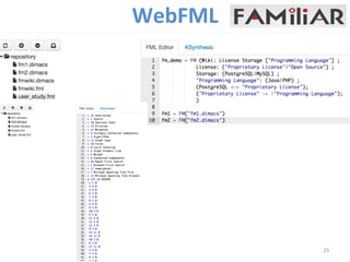 WebFML 
25 
 