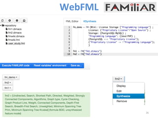 WebFML 
26 
 