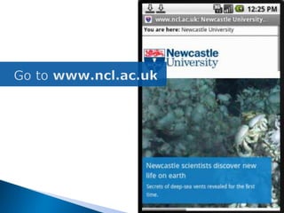 CampusFiles on your phone