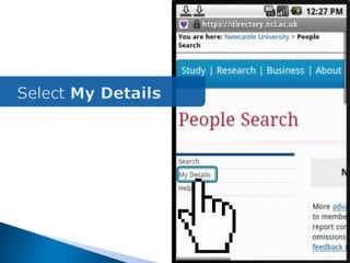 CampusFiles on your phone