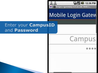 CampusFiles on your phone