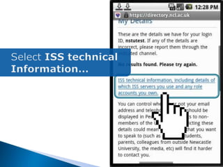 CampusFiles on your phone