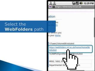 CampusFiles on your phone