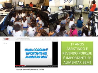 1º ANOS
ASSISTINDO E
REVENDO PORQUE
É IMPORTANTE SE
ALIMENTAR BEM!

 