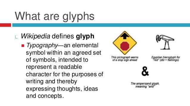 glyphs definition glyphs definition