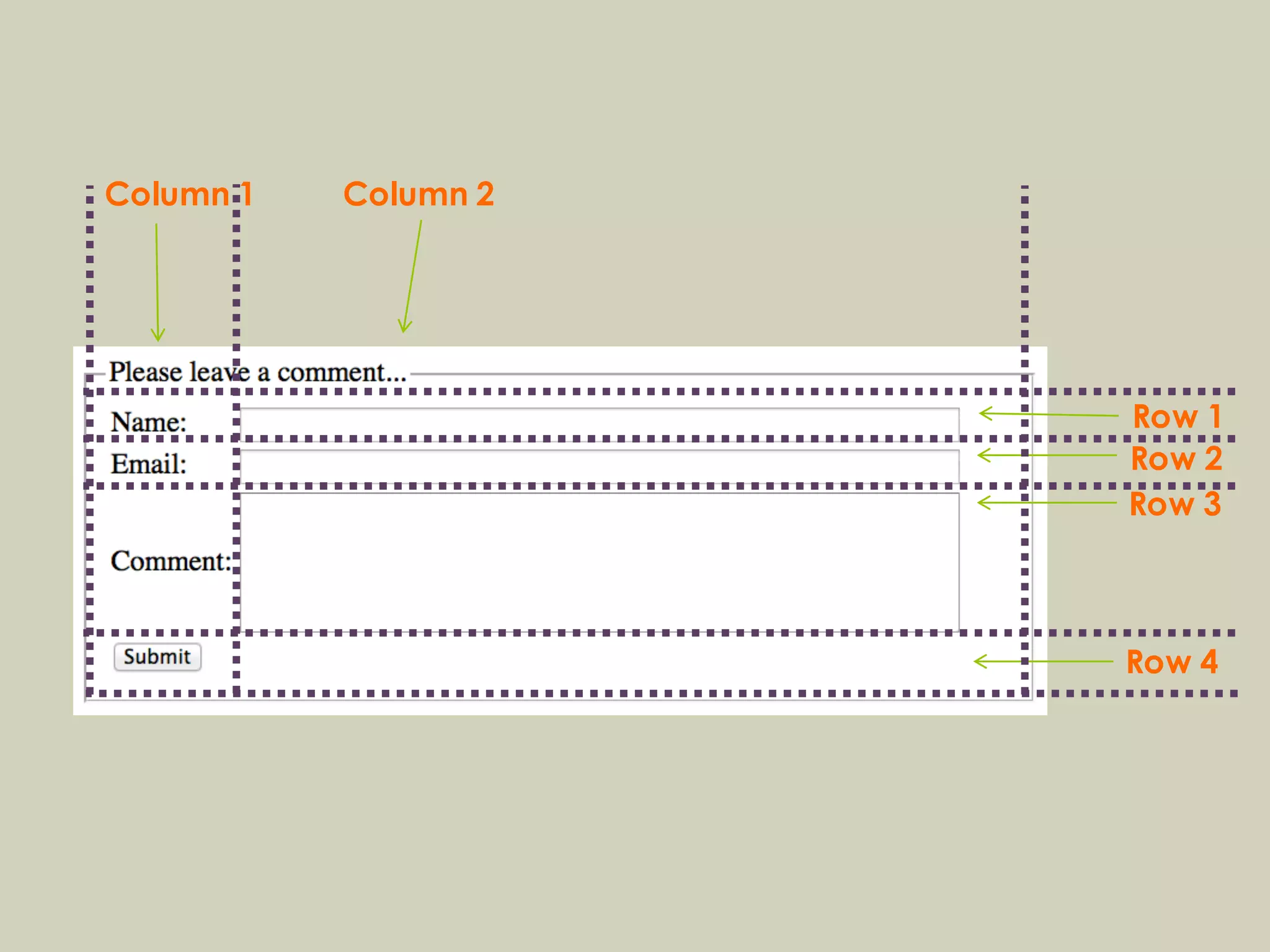Column 1 Column 2
Row 1
Row 2
Row 3
Row 4
 