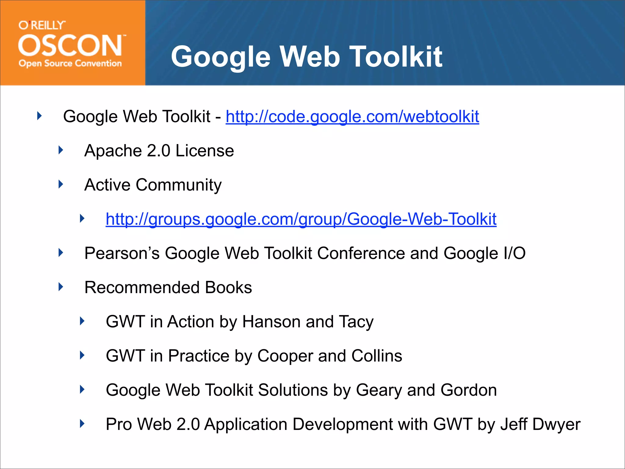 Web Frameworks of the Future: Flex, GWT, Grails and Rails