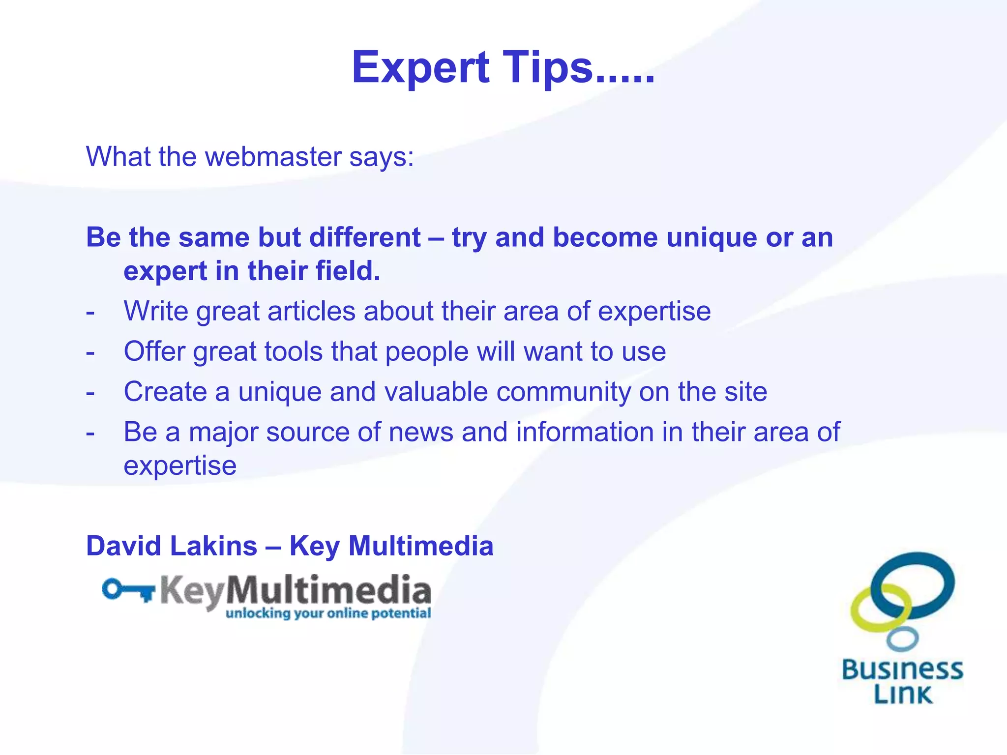 Is it working?Bounce Rate 20% brilliant30% average40% hmmm50% problem