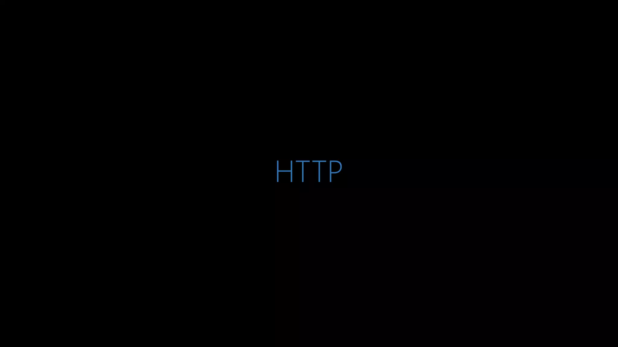 HTTP
 