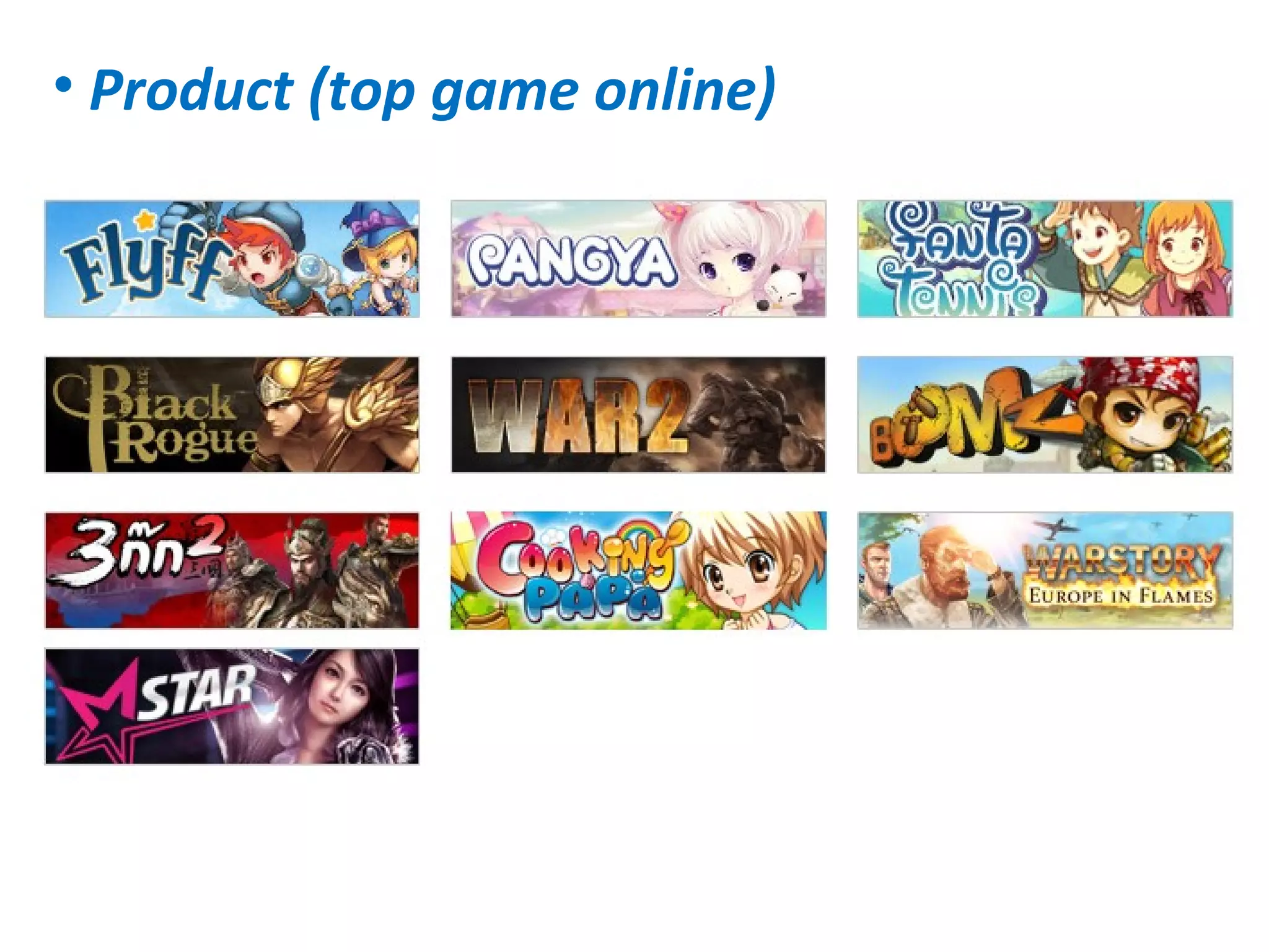 Product (top game online) 