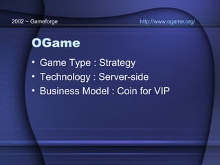 OGame  Thoughts of a Game Developer