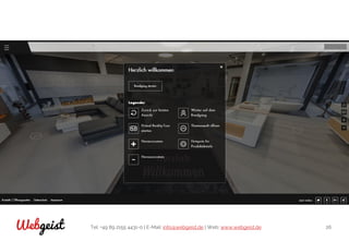 Tel: +49 89 2155 4431-0 | E-Mail: info@webgeist.de | Web: www.webgeist.deWebgeist 26
 