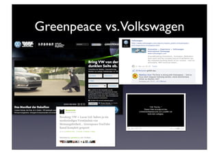 Greenpeace vs.Volkswagen
 