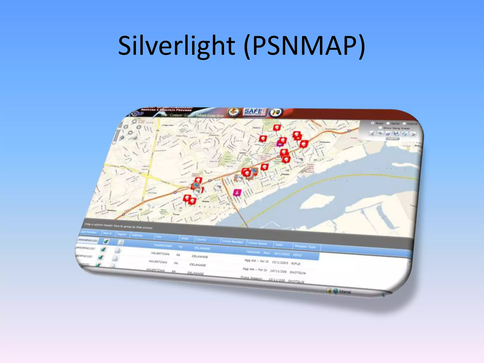 Silverlight (PSNMAP)