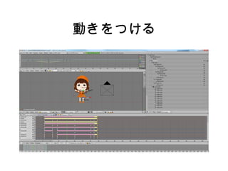 動きをつける 