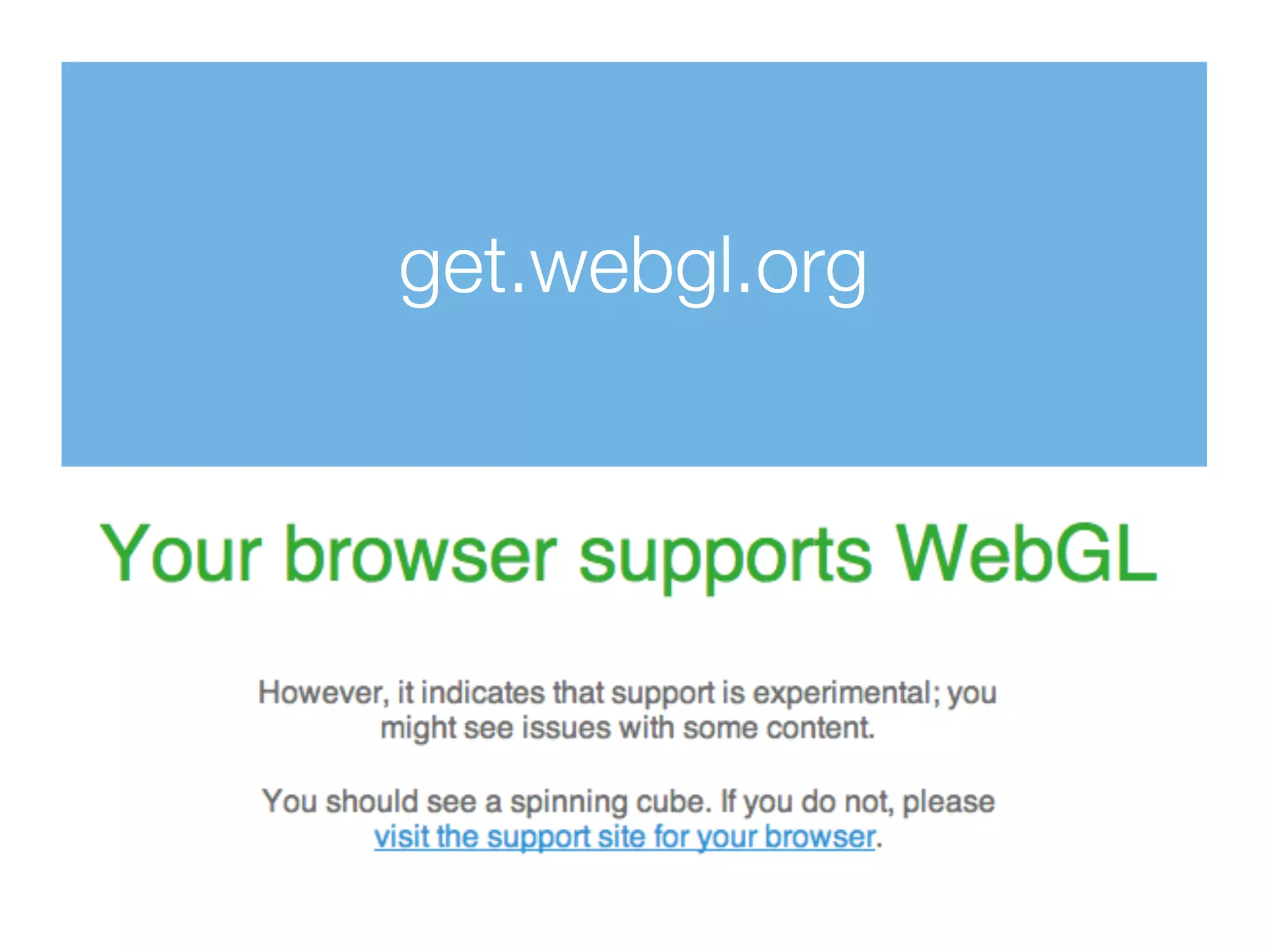 get.webgl.org
 