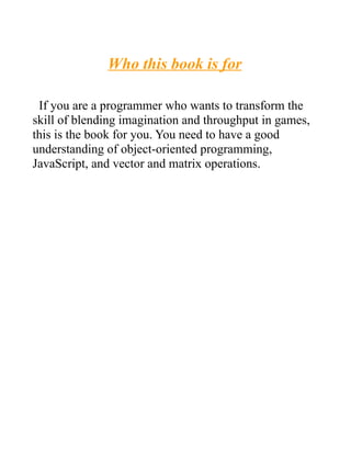 Webgl game development. | PDF