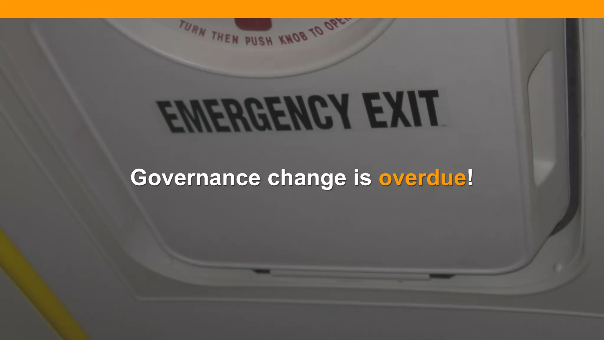 @diffily | @siteimprove | #WebGovernance@diffily | @siteimprove | #WebGovernance
Governance change is overdue!
 