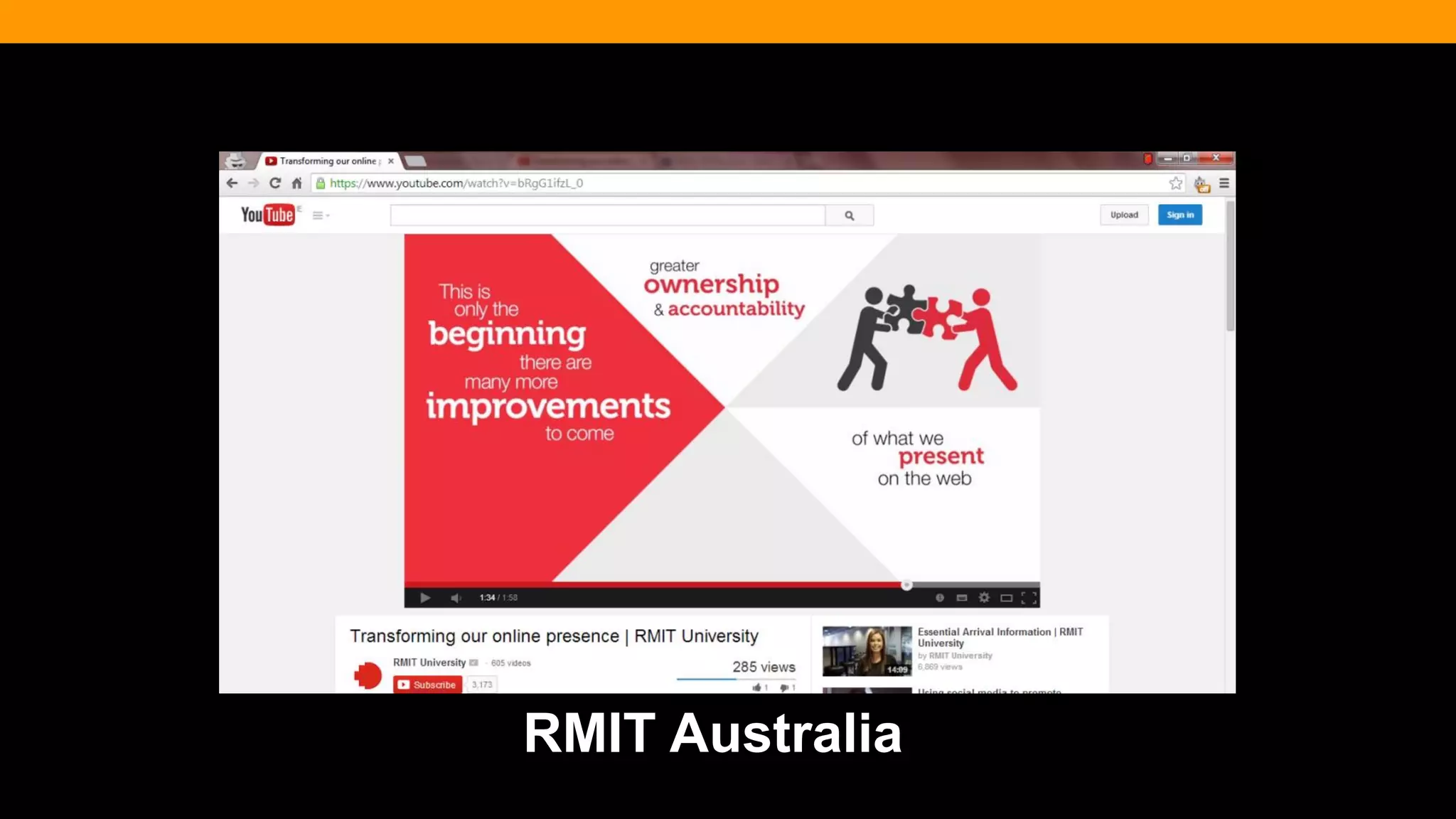 @diffily | @siteimprove | #WebGovernance@diffily | @siteimprove | #WebGovernance
RMIT Australia
 