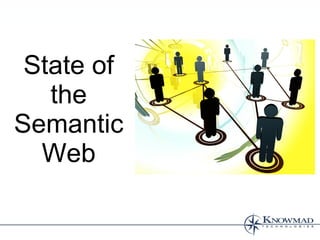 State of
   the
Semantic
  Web
 