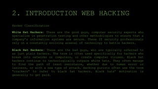 Web hacking 1.0 | PPTX