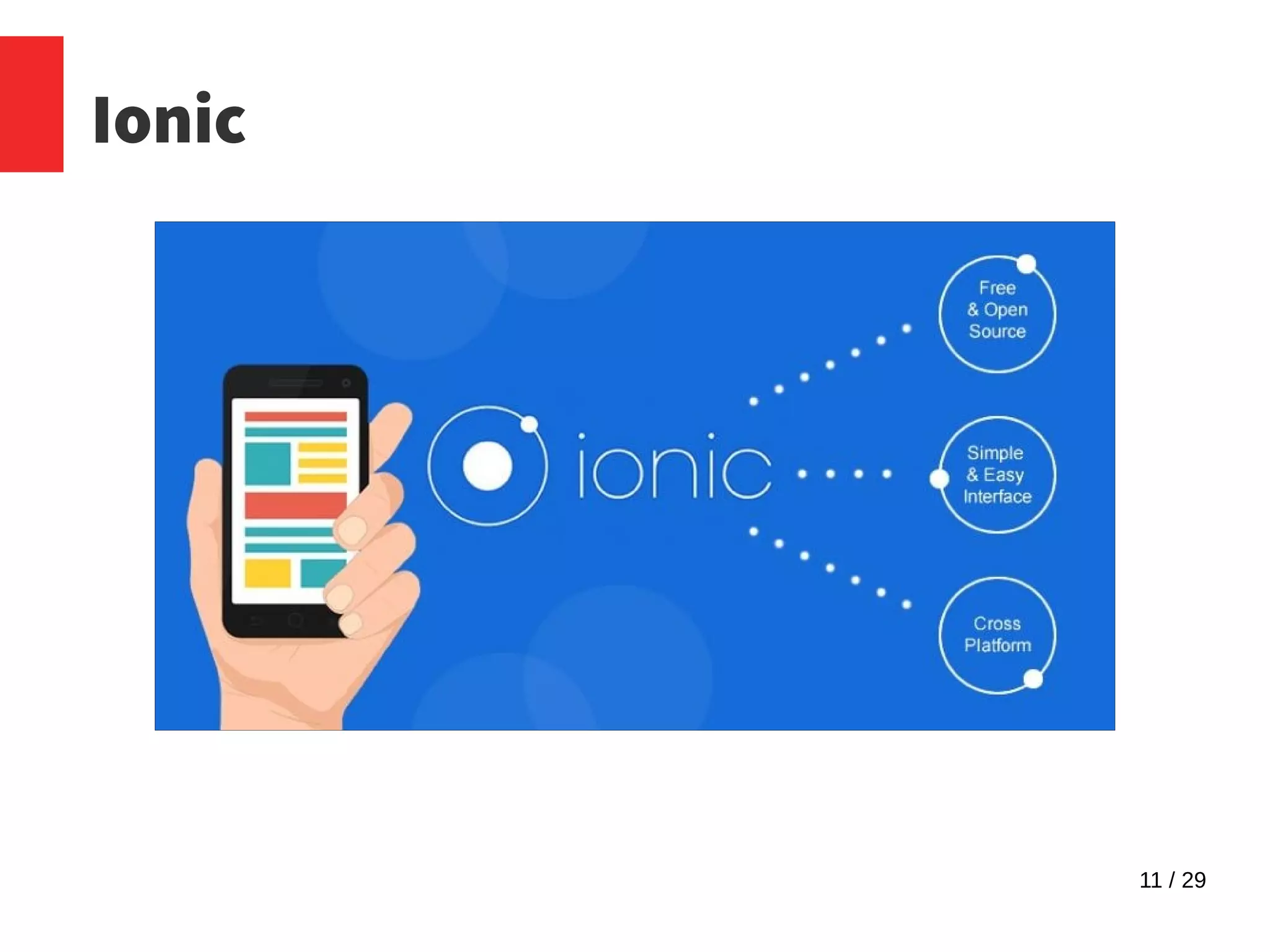 11 / 29
Ionic
 
