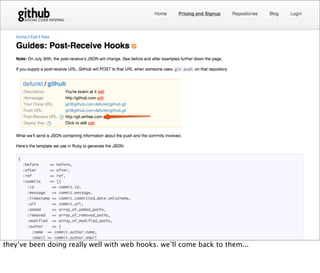 Web Hooks and the Programmable World of Tomorrow