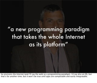 Web Hooks and the Programmable World of Tomorrow