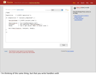 Web Hooks and the Programmable World of Tomorrow