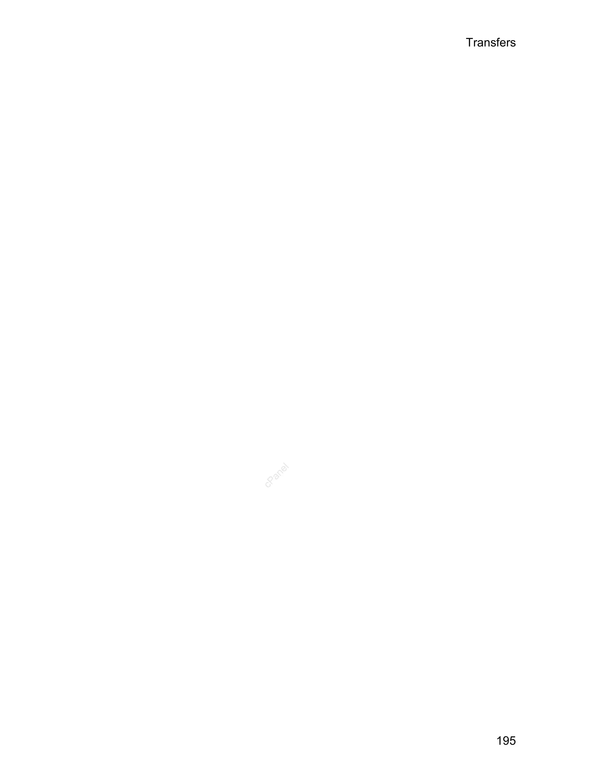 Transfers




   el
  an
cP




             195
 