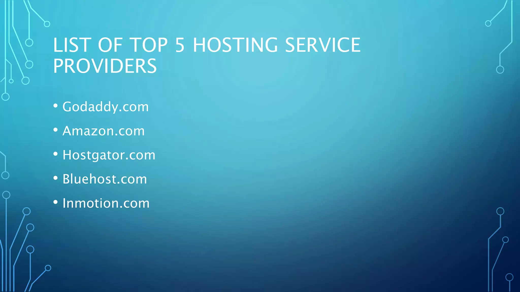 Web hosting