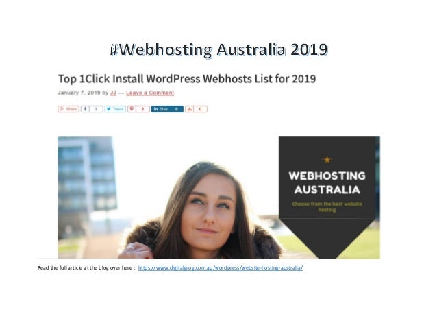 Webhosting Australia 2019 Images, Photos, Reviews
