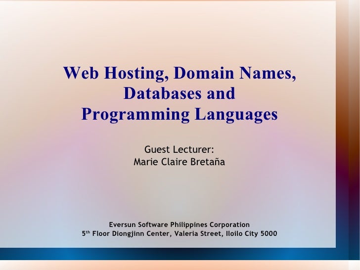 Basic Lecture On Domains And Webhosting Images, Photos, Reviews